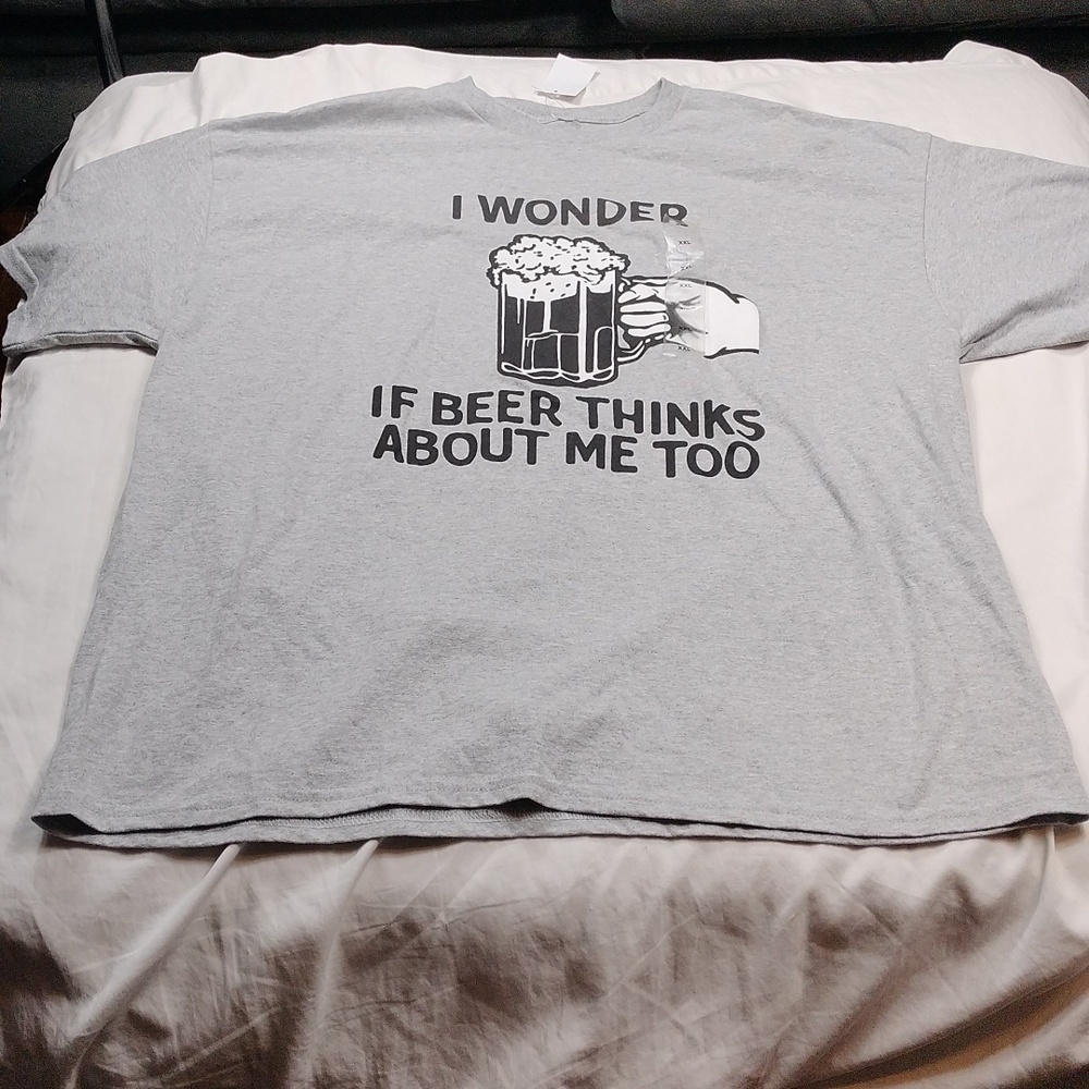 NWT men's Beer t shirt size 2X